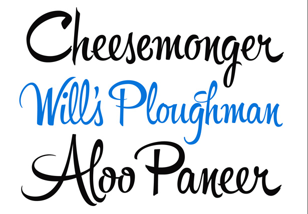 Top fonts of 2012