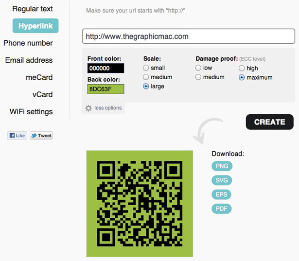 Qr Code Generator Vector Version