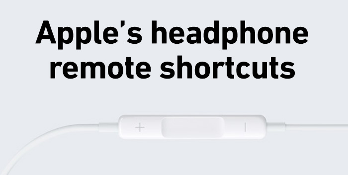 Apple Headphone remote