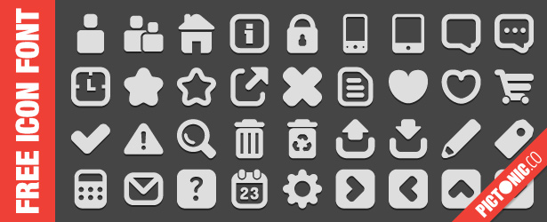 Pictonic font