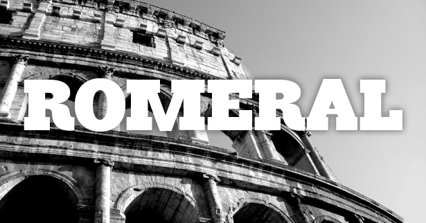 Romeral - free bold font