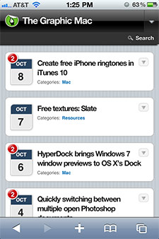 Graphic Mac mobile version Graphic Mac mobile version