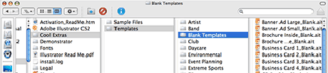 Illustrator templates