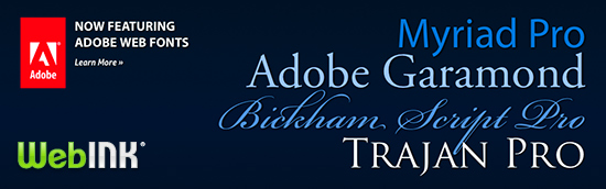 WebINK brings Adobe fonts to web designers