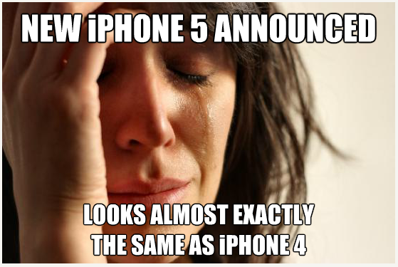 iPhone 5 meme