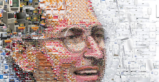 Steve Jobs collage