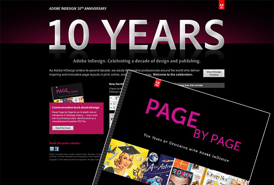 Adobe InDesign celebrates 10 years