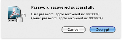 Recover PDF Password