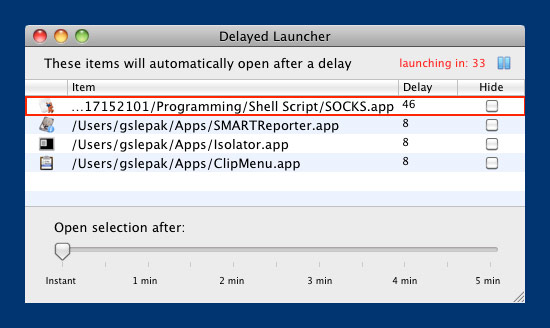 Delay The Launch Of Your Os X Apps Utilities And Helpers At Startup The Graphic Mac