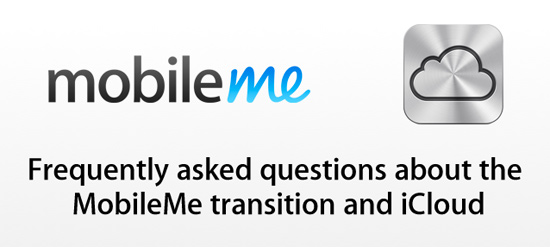 MobileMe to iCloud transition