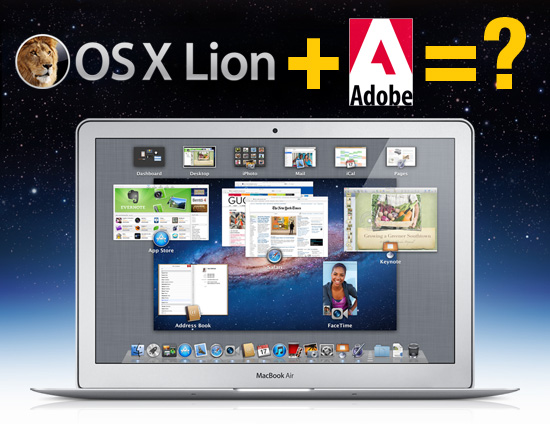 Lion and Adobe CS