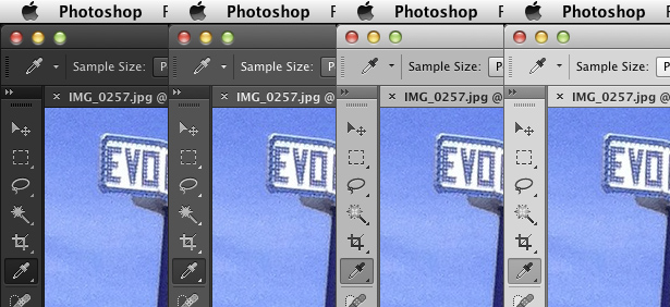 Photoshop CS6 interface