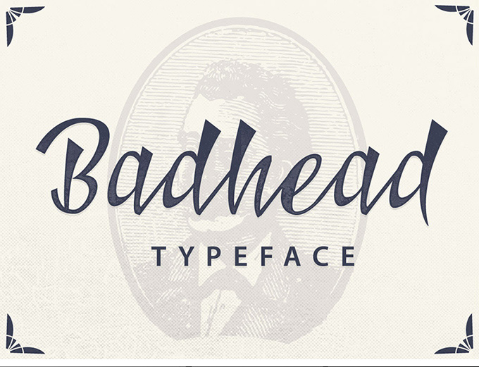 Badhead font