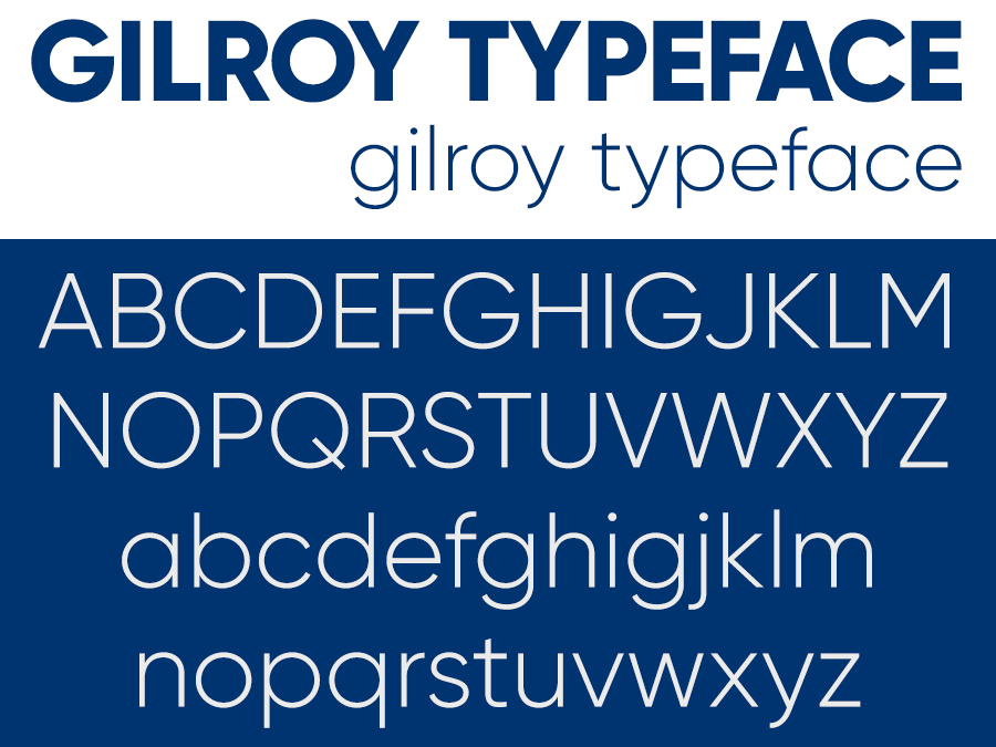 Gilroy fonts