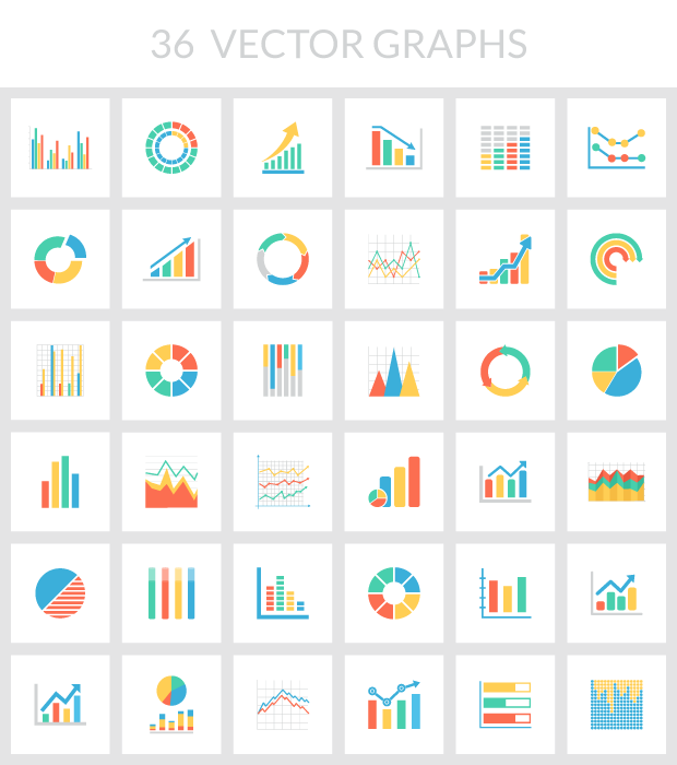 Free vector graphs pack