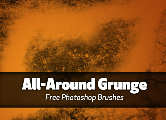 All Around Grunge Photoshop Brushes