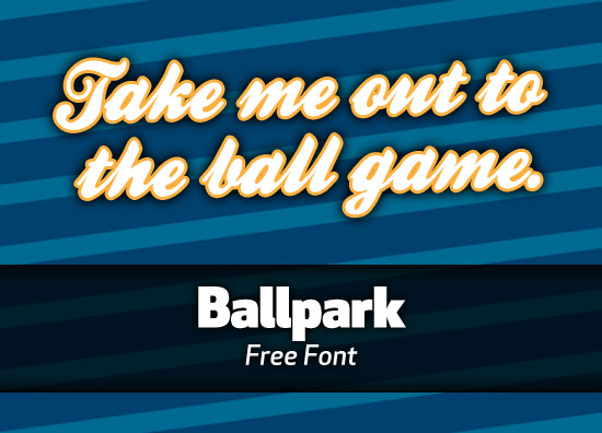 Free font: Ballpark