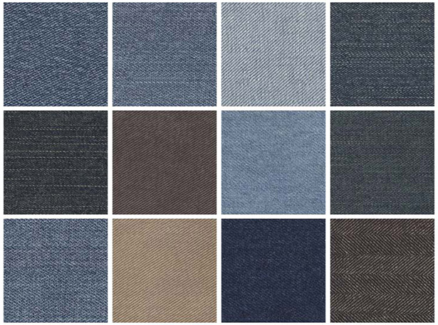 Seamless denim textures