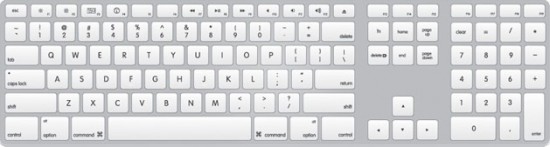 Free Apple keyboard vector