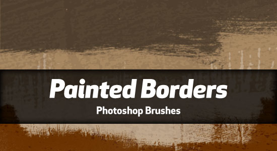 Painted Borders Photoshop Brushes