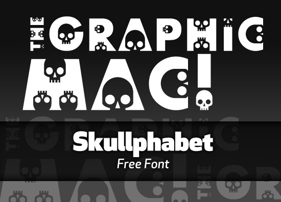 Skullphabet font