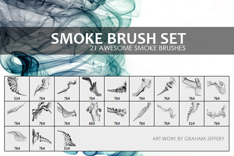 Free smoke brushes for Photoshop