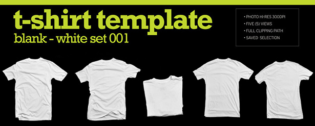 T-Shirt image template