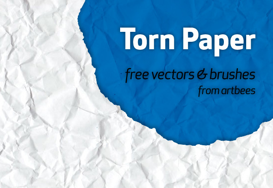 Torn paper vectors and brushes