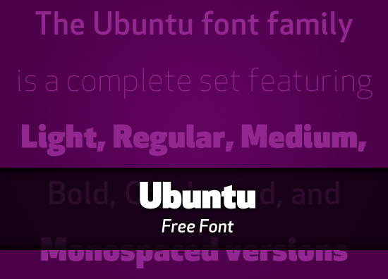 ubuntu font family