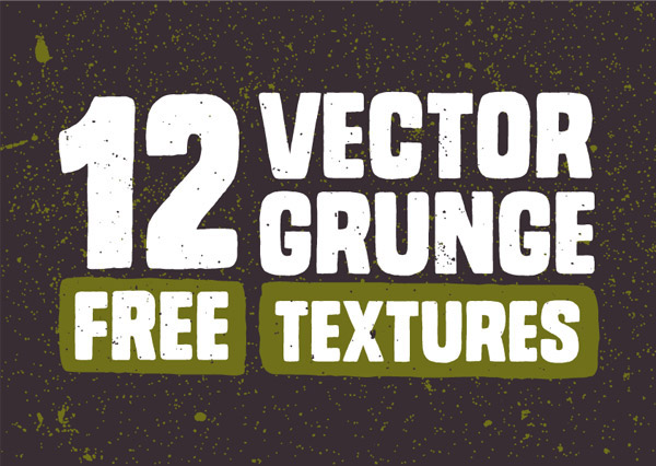 Free vector grunge textures