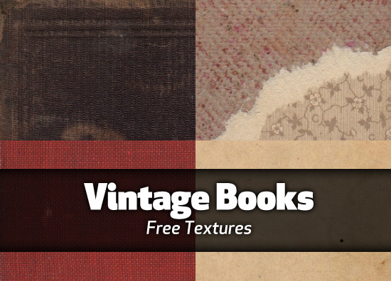 Vintage book textures