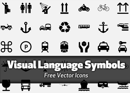 Visual language symbols