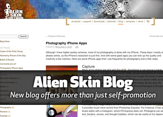 Alien Skin Blog