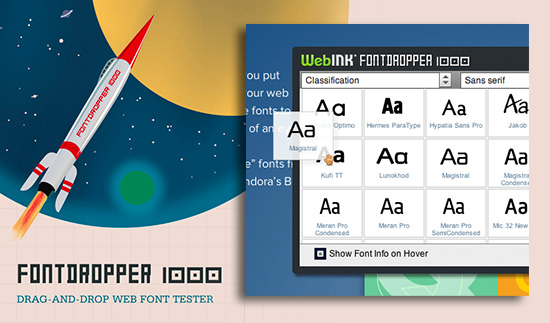 Font Dropper 1000